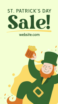 St. Patrick's Greeting Promo Sale Instagram story Image Preview