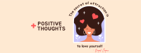 Positive Thoughts Facebook Cover Design
