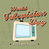 Retro TV Day Instagram post Image Preview