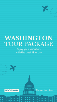 Washington Travel Package Instagram Story Design