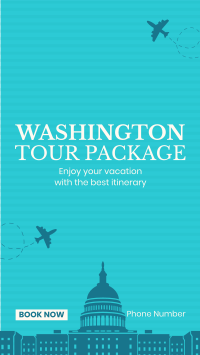 Washington Travel Package Instagram story Image Preview