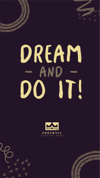 Reach Your Dreams Instagram Story Design