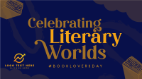 Book Literary Day Facebook Event Cover Design