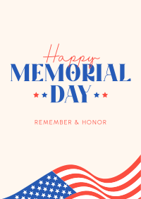 In Honor of Memorial Day Letterhead | BrandCrowd Letterhead Maker