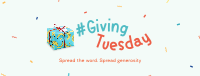 Quirky Giving Tuesday Facebook cover Image Preview