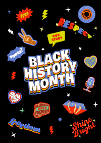 Black History Month Poster Image Preview