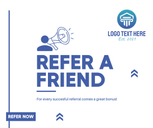 Refer A Friend To Earn Facebook post