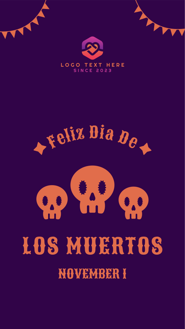 Dias De Los Muertos Greeting Facebook Story Design Image Preview