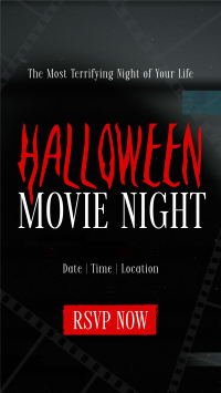 Halloween Movie Night TikTok Video Preview