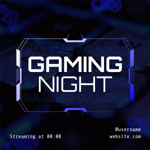 Streamers Night Instagram post Image Preview