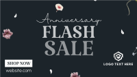 Anniversary Flash Sale Facebook event cover Image Preview