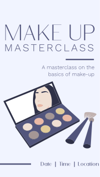 Make Up Masterclass Instagram Story Design