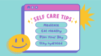 Self Care Tips Video Image Preview