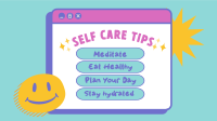 Self Care Tips Video Preview