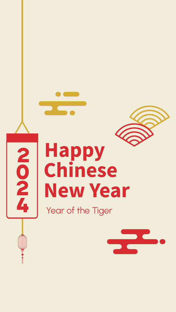 Chinese New Year Elements Facebook Story Design Image Preview
