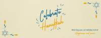 Hanukkah Holiday Facebook Cover Design