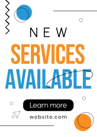 New Services Available Flyer Image Preview
