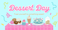 Dessert Picnic Buffet Facebook Ad Design