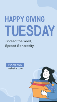 Spread Generosity Instagram story Image Preview