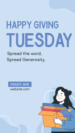 Spread Generosity Instagram story Image Preview