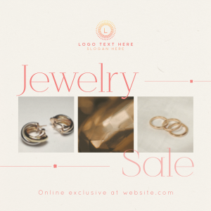 Luxurious Jewelry Sale Instagram post Image Preview