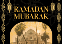 Ramadan Celebration Postcard Design