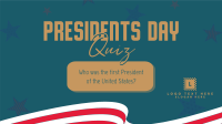 Presidents Day Pop Quiz Facebook Event Cover Design