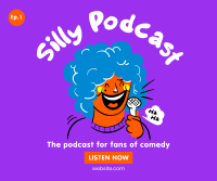 Our Funny Podcast Facebook Post Design