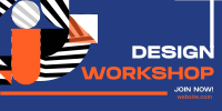 Modern Abstract Design Workshop Twitter post Image Preview