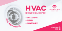HVAC Services and Repair Twitter post Image Preview