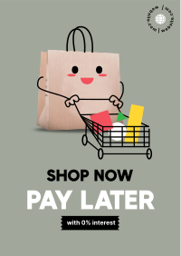 Cute Shopping Bag Flyer Image Preview