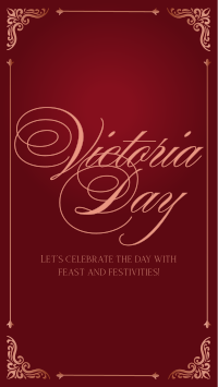 Victoria Day Greeting YouTube Short Design