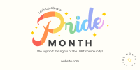 Love Pride Twitter Post Design