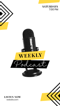 Weekly Podcast Facebook Story Design