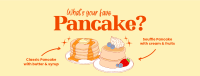 Classic and Souffle Pancakes Facebook Cover Design