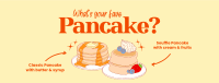 Classic and Souffle Pancakes Facebook Cover Image Preview