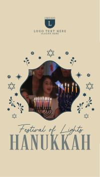 Celebrate Hanukkah Family Instagram reel Image Preview