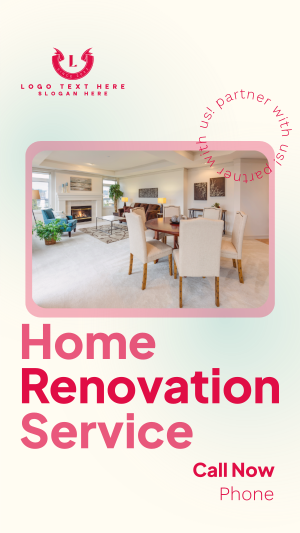 Home Renovation Services Facebook story Image Preview