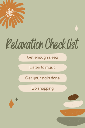 Keep Calm & Relax Pinterest Pin Image Preview