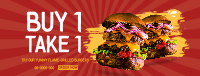 Flame Grilled Burgers Facebook Cover Image Preview