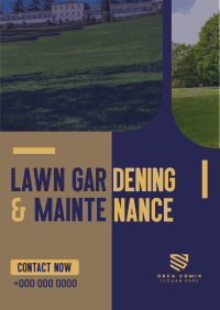 Neat Lawn Maintenance Flyer Image Preview