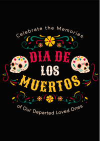 Dia De Muertos Festival Flyer Image Preview