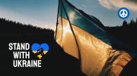 Stand with Ukraine Facebook Event Cover Design