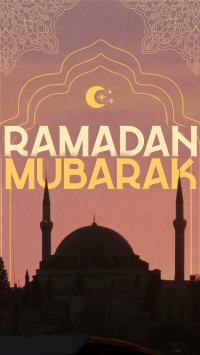 Traditional Ramadan Greeting Instagram Story Design