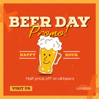 Happy Beer Instagram Post Design