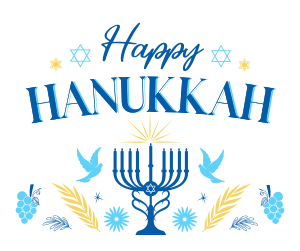 Hanukkah Menorah Facebook post Image Preview