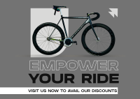 Empower Your Ride Postcard Image Preview