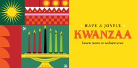 Geometric Kwanzaa Twitter post Image Preview