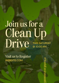 Clean Up Drive Flyer Image Preview