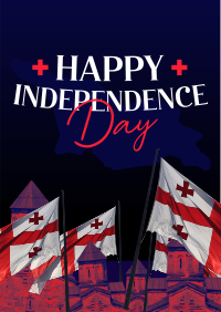 Happy Independence Day Georgia! Flyer Image Preview